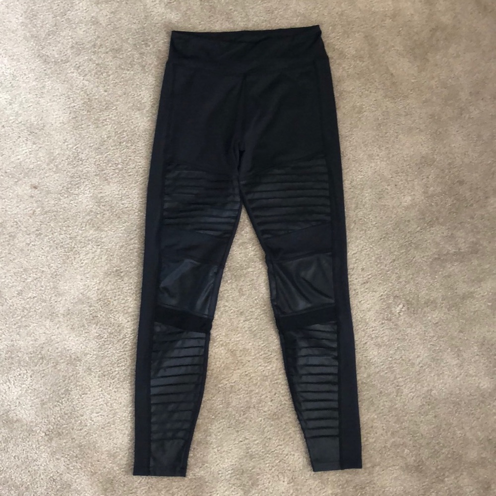 Xhilaration Target Black Moto Leggings size S/M